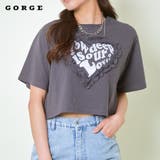 ハートフリルグリッタータンタケTシャツ | GORGE | 詳細画像1