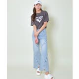 ハートフリルグリッタータンタケTシャツ | GORGE | 詳細画像2