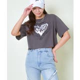 ハートフリルグリッタータンタケTシャツ | GORGE | 詳細画像3