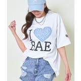 オフホワイト | デニムハリツケＩハートＴシャツ | GORGE 