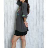 レディース ビッグシルエットTシャツ クロスステッチ風 | GORGE | 詳細画像3