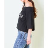 ワンショルラインストーンTシャツ | GORGE | 詳細画像3