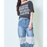 《英字ロゴ×オフショル風》レディース ロゴTシャツ クロップド丈 | GORGE  | 詳細画像10 