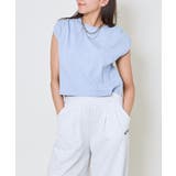 《タックショルダー×コンパクト丈》レディース フレンチスリーブTシャツ シンプル | GORGE  | 詳細画像8 