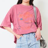 ピンク | ピグメントUFOTシャツ | GORGE