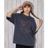 ネイビー | 《ピグメント加工×ヴィンテージ風ロゴ》ユニセックス ビッグTシャツ 半袖 | GORGE 