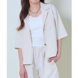 アイボリー | 半袖テーラージャケット | GORGE 