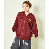 《バックロゴ×花柄プリント》ZIPパーカー/ゆるカワ抜け感◎ | GORGE | 詳細画像16