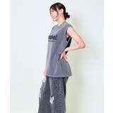 ノースリ刺繍ピグメントトップス | GORGE | 詳細画像2