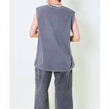 ノースリ刺繍ピグメントトップス | GORGE | 詳細画像4