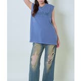 ノースリ刺繍ピグメントトップス | GORGE | 詳細画像5