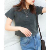 ブラック | ピグメントエンボスタンタケTシャツ | GORGE