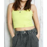 イエロー | 《後ろ姿で差がつく》クロスバックタンク | GORGE