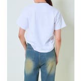 《ラメ刺繍ロゴ》レディース 半袖Tシャツ カジュアル 春夏秋 | GORGE  | 詳細画像3 