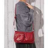 《Wポケット×ツヤ感フェイクレザー》ミュートショルダーバッグ | GORGE  | 詳細画像27 