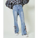 《スエードリボン×レースアップ》脚長フレアデニム | GORGE | 詳細画像6