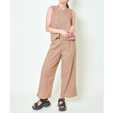 モカ | ZIPレーヨン麻セットアップ | GORGE