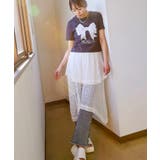 レースリボン短丈Tシャツ | GORGE | 詳細画像4