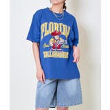 ブルー | フロリダ刺繍Ｔシャツ | GORGE 