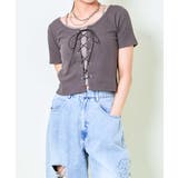 ドッキングアミアゲ半袖トップス | GORGE | 詳細画像7