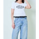 肩レースリボンTシャツ | GORGE | 詳細画像1