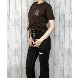 ラインストーンダブルドロストTシャツ | GORGE | 詳細画像2
