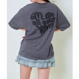 ブラック | ピグメント風ツイル貼り付けＴシャツ | GORGE 