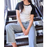 《ラメロゴ×ドロスト》レディース 半袖Tシャツ サイドギャザー | GORGE  | 詳細画像4 