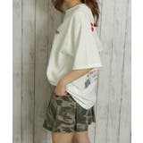 ハナ刺繍バーコードTシャツ | GORGE | 詳細画像5