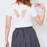 レディース クロップドTシャツ 背中開き | GORGE | 詳細画像18