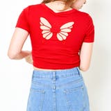 レディース クロップドTシャツ 背中開き | GORGE | 詳細画像2