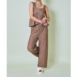 グレージュ | 《ワッシャー×楽ちん映え》キャミ＆パンツセットアップ	 | GORGE 