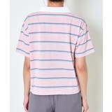 ボーダーポロ襟刺繍半袖Tシャツ | GORGE | 詳細画像17