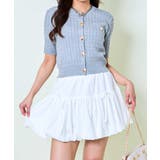 グレー | 《金ボタン×コンパクト》上品見え半袖ニットカーデ | GORGE