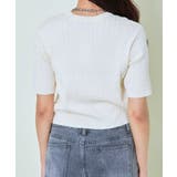 《金ボタン×コンパクト》上品見え半袖ニットカーデ | GORGE | 詳細画像16