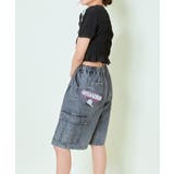 カーゴデニム刺繍ハーフパンツ | GORGE | 詳細画像15