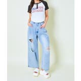 アメリカヘンリーネックテレコ半袖トップス | GORGE  | 詳細画像1 