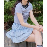 グレー | レイヤードテレコ半袖トップス | GORGE 