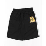 ブラック | 《ライン刺繍×スポーティ》レディース 裏毛 ハーフパンツ | GORGE 