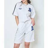 《ライン刺繍×スポーティ》レディース 裏毛 ハーフパンツ | GORGE  | 詳細画像3 