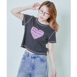 スミクロ | スプレーPTテレコTシャツ | GORGE