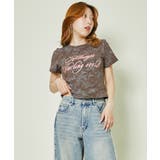 《スタッズ×ロゴアート》ムラ感Tシャツ/エモ映えモード | GORGE | 詳細画像1