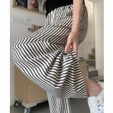 《ゆる映え柄パンツ》ストライプ&チェック/楽ちん美ラインワイド | GORGE | 詳細画像7