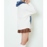 レディース ニットパーカー風カーディガン 秋冬トップス | GORGE | 詳細画像2