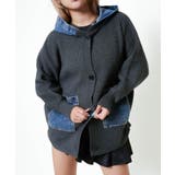 レディース ニットパーカー風カーディガン 秋冬トップス | GORGE | 詳細画像8