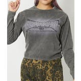 スミクロ | 《ピグメント×サイドギャザー》レディース ロングＴシャツ 長袖 | GORGE 