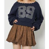 《星スタッズ×オフショル風》レディース 裏毛 スウェット | GORGE  | 詳細画像2 