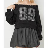 《星スタッズ×オフショル風》レディース 裏毛 スウェット | GORGE  | 詳細画像5 