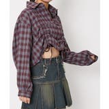 《裾ドロスト×チェック柄》レディース シャツ 長袖 | GORGE  | 詳細画像5 