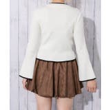 《配色フレア袖》レディース リブニット 長袖トップス 秋冬 | GORGE  | 詳細画像3 